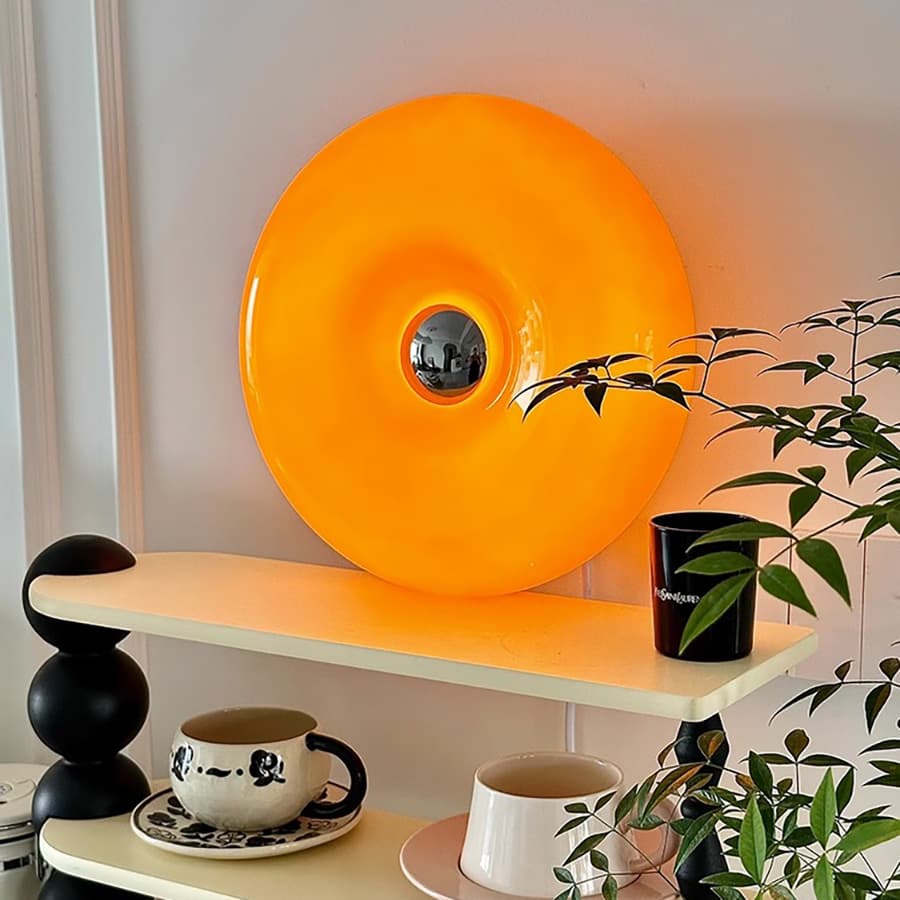 Orange Donut Lamp
